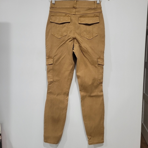 SPANX Women's Stretch Twill Ankle Cargo Pant in Honey Glow Size S - Picture 7 of 13